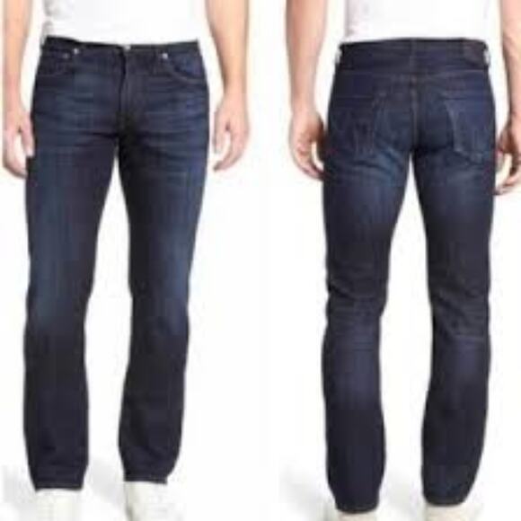 Citizens of Humanity Sid Classic Straight Leg Fit Dark Wash Men's Jeans 36 29" - Picture 1 of 5